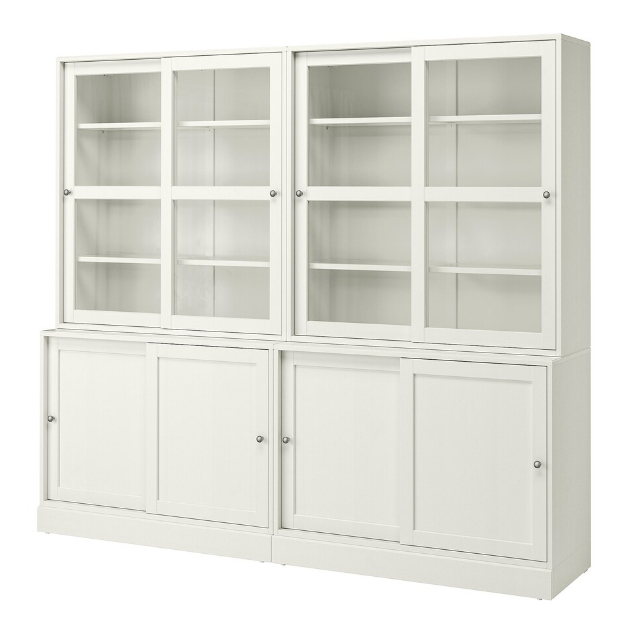 BOHO, COMBO Bộ đôi kệ kệ để đồ cửa kính, CAB_062, 242x49x213cm, Nội thất Nhà trên cao