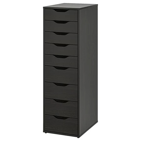DAISA, Tủ đựng đồ 9 ngăn kéo, CAB_129, 36x48x116cm, Nội thất Nhà trên cao
