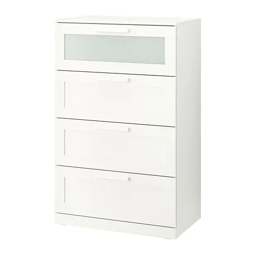 KAYLE, Tủ đựng đồ dùng tân cổ điển 4 ngăn, CAB_175, 78x46x124cm, Nội thất Nhà trên cao