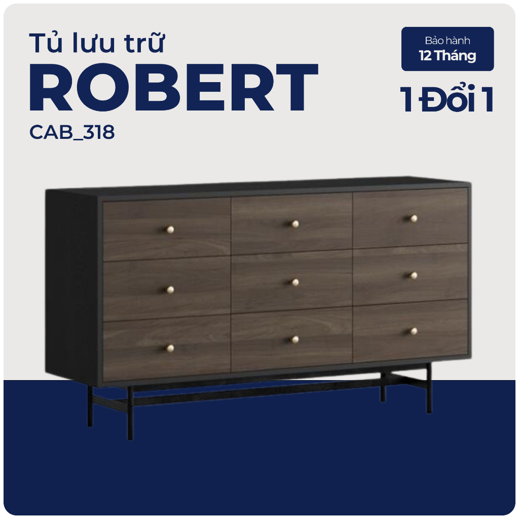 ROBERT, Kệ đựng đồ, kệ để đồ, CAB_318, 140x40x78cm, Nội thất Nhà trên cao