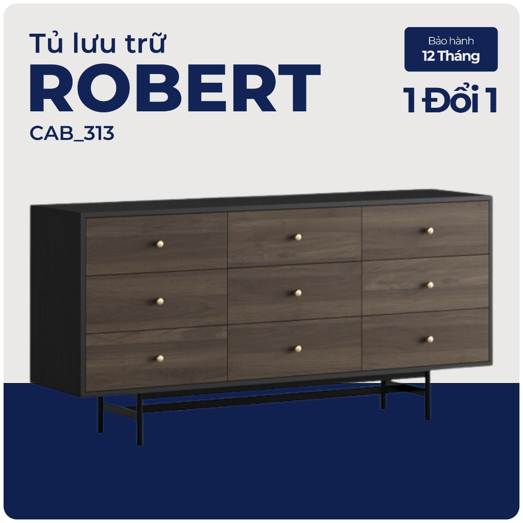 ROBERT, Kệ đựng đồ, kệ để đồ, CAB_313, 160x40x78cm, Nội thất Nhà trên cao