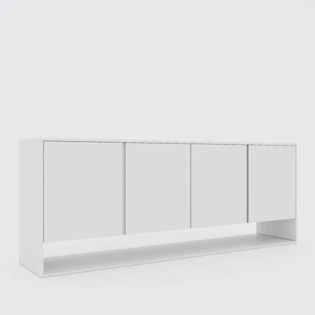 NIRDO, Tủ đựng đồ lưu trữ 4 ngăn, CAB_205, 210x45x80cm, Nội thất Nhà trên cao