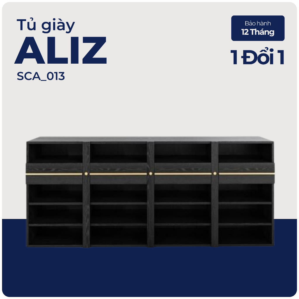 ALIZ, Kệ giày, SCA_013, 176x40x75cm, Nội thất Nhà trên cao