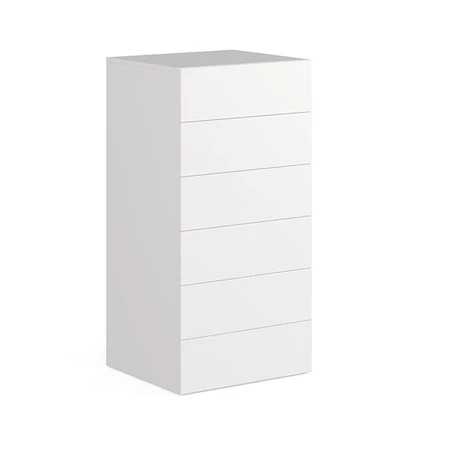 NOA, Tủ đựng đồ lưu trữ 6 ngăn kéo size lớn, CAB_219, 80x48x108cm, Nội thất Nhà trên cao