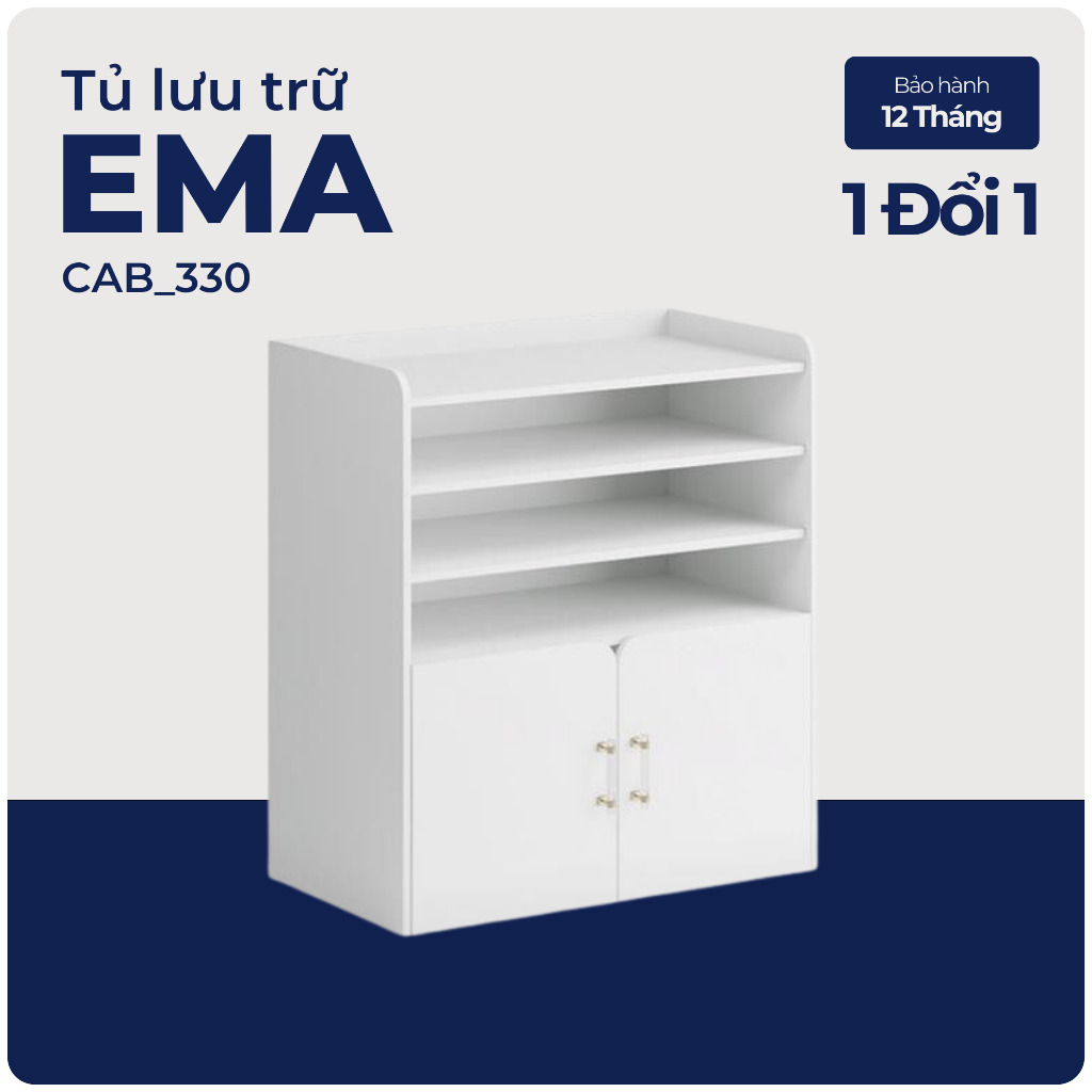 EMA, Kệ kệ để đồ đồ dùng, CAB_330, 90x50x100cm, Nội thất Nhà trên cao