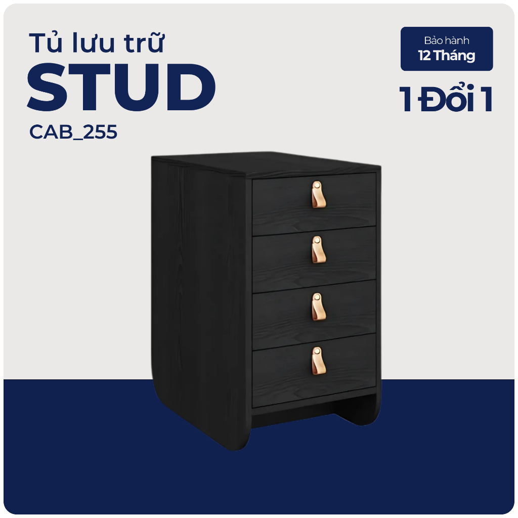 STUD, Tủ lưu trữ - tủ đựng hồ sơ, CAB_255, 40x59x70cm, Nội thất Nhà trên cao