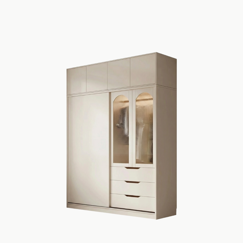 WEYS, TQA_035, Tủ quần áo phong cách hiện đại thanh lịch, 160x60x210cm, Nội thất Nhà trên cao