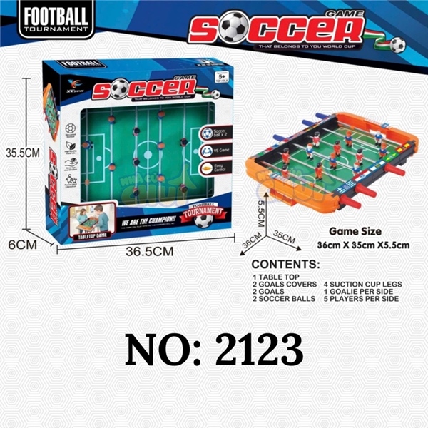 2123 HỘP BÀN BANH 6 TAY CẦM SOCCER