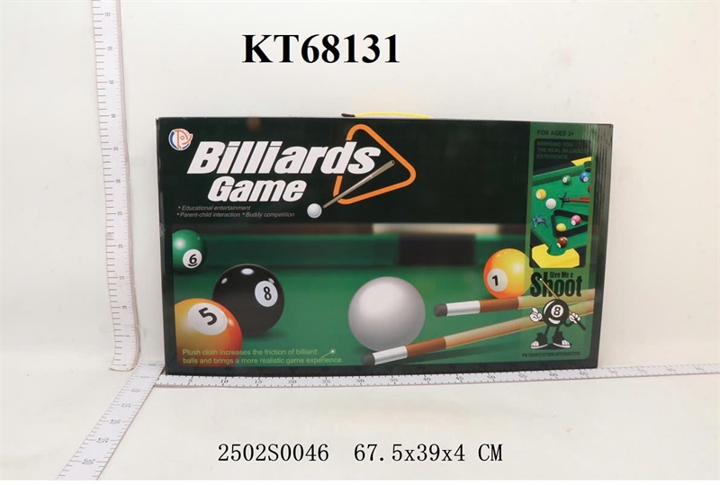 KT68131 HỘP BÀN BIDA BILLIARDS GAME 67.5X39X4