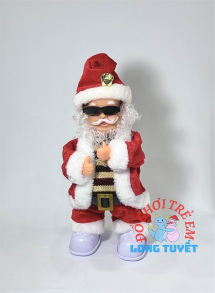 ÔNG GIÀ NOEL PIN ĐEO KIẾNG ĐEN 1T/48