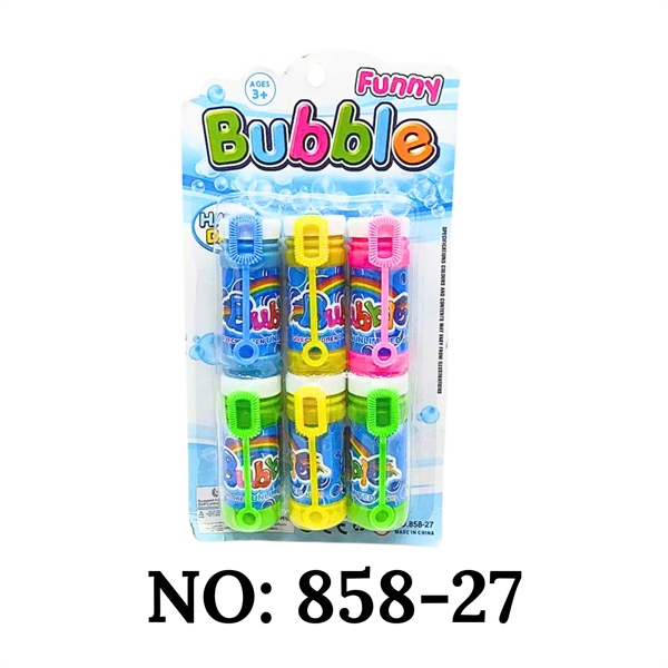 858-27 VĨ THỔI XÀ BÔNG 6 CHAI BUBBLE