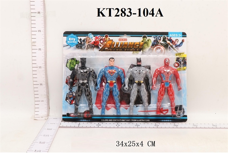 KT283-104A VĨ SN AVENGER 4T PIN NÚT ĐÈN (BATMAN, SUPER MAN, NHỆN) ALLIANGE 34X25X4