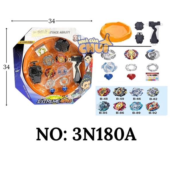 3N180A HỘP SÀN ĐẤU 4C CON QUAY+ TAY CẦM EXTREME GYRO