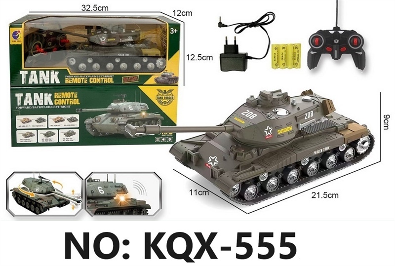 KQX-555 HỘP XE TĂNG QUÂN SỰ ĐK KHÔNG SẠC, ĐÈN TANK TL:132 KQX-511A-522A-553A-554A-555A
