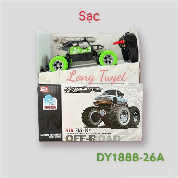 DY1888-26A HỘP XE HƠI ĐỊA HÌNH ĐK 7 Đ.TÁC, SẠC NEW FASHION DY1888-26A
