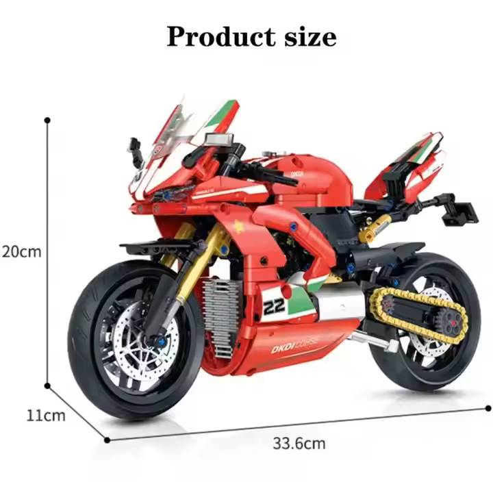 60516 HỘP LOGO RÁP XE MOTO DUCATI 597 MIẾNG TL 18 RACEFORGE