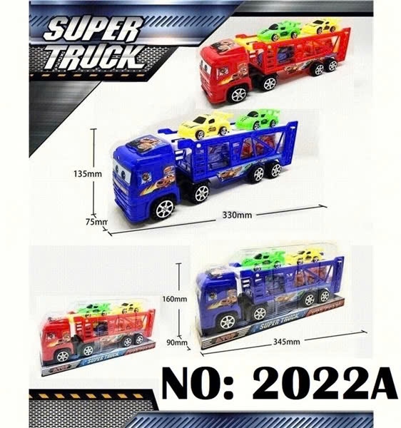 2022A HỘP KIẾNG XE TRỚN CAR 2 TẦNG CHỞ 4C XE HƠI SUPER TRUCK
