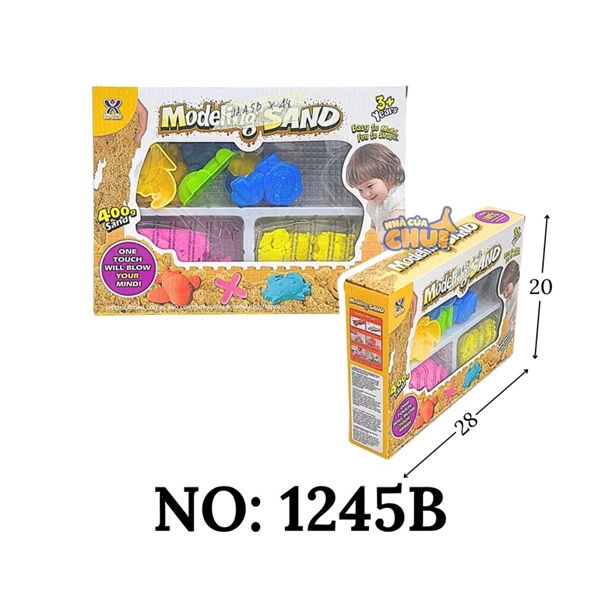 1245B HỘP ĐẤT SÉT CÁT NẶN THÚ ( NGỰA, KHỈ, GẤU)