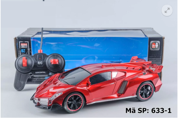 633-1 HỘP XE HƠI LAMBORGHINI ĐK 7 Đ.TÁC KHÔNG SẠC