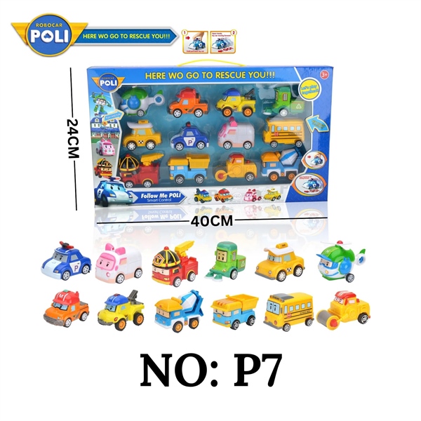 P7 HỘP XE ROBOCAR POLI TRỚN 12C (ĐỦ MẪU)