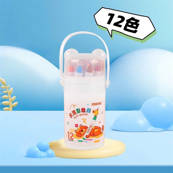 HỘP BÚT SÁP LỤA SILKY CRAYON 12 MÀU LK1138-12