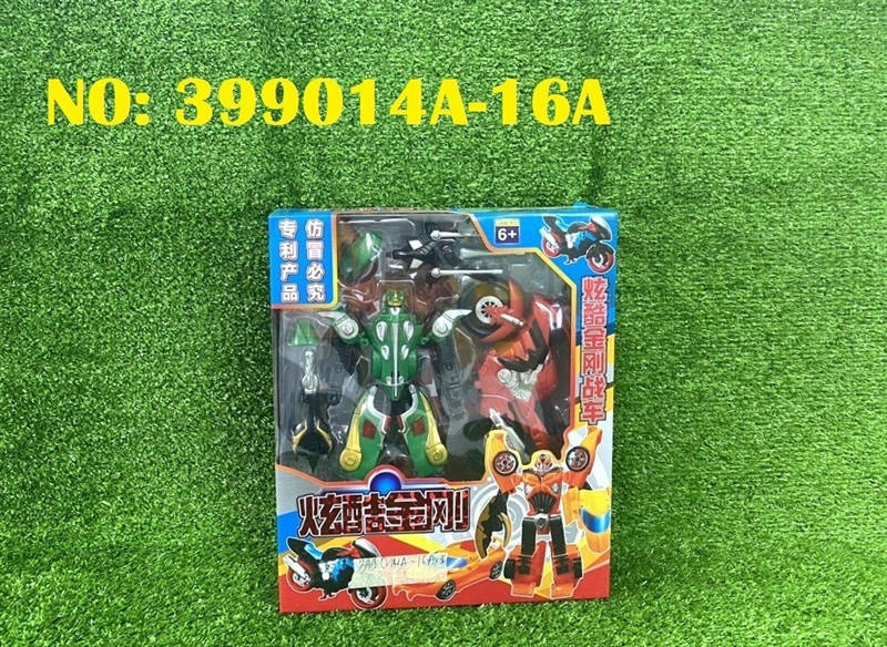 399014A-16A HỘP RÁP ROBO BIẾN HÌNH 2C ( XE HƠI ĐUA, MOTO) TRANSROBOTS 399014A