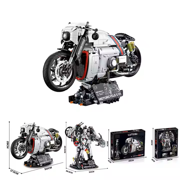 60520 HỘP LOGO RÁP XE MOTO 2616 MIẾNG TL 15 RACEFORGE CHASE THE PULSE 27CMX18CMX50.3CM ( DẠNG MECHA CÓ THỂ THAY ĐỔI)
