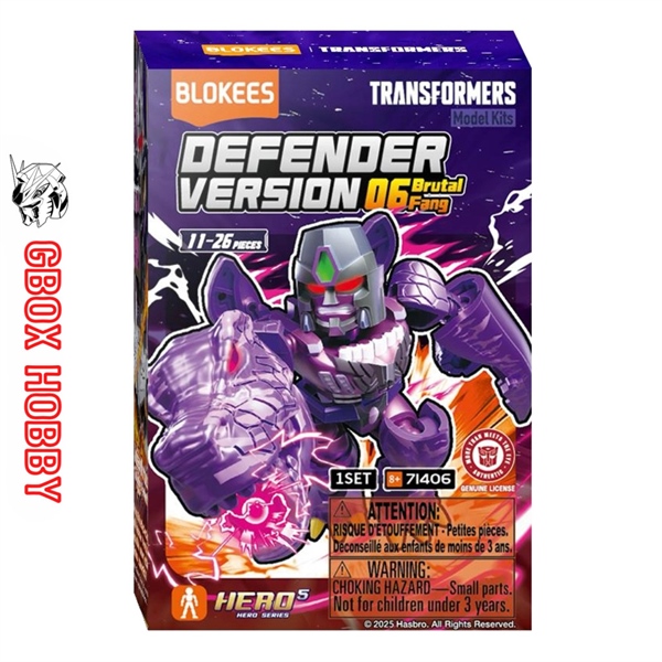 Mô hình - Transformers - Defender Version 06 - Brutal Fang - Blokees - ET56