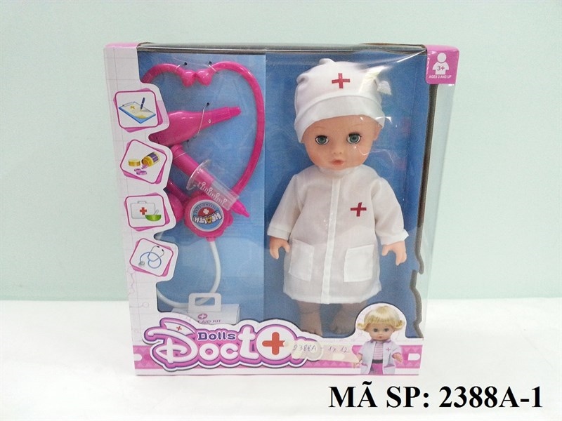 2388A-1 HỘP BÉ (BABY) TRAI 1C BÁC SĨ PIN+ TAI NGHE, ỐNG KIM /0