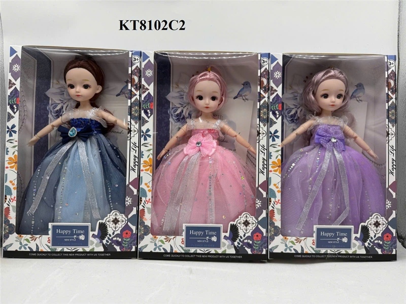 KT8102C2  HỘP BABY 1C KHỚP, MẮT THỦY TINH HAPPY TIME (3 MẪU)