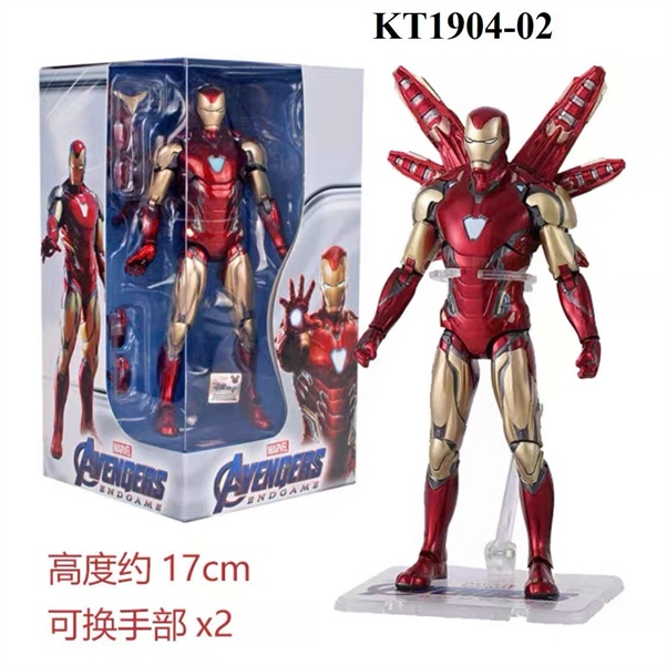 KT1911-02 HỘP MÔ HÌNH ROBO SN IRON MAN INFINITY 18CM