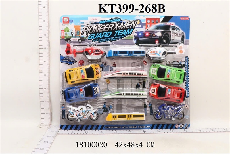 KT399-268B VĨ XE HƠI CS, MÁY BAY TRỰC THĂNG, MOTO, TÀU CAO TỐC TRỚN 12C ĐỦ MẪU PIONEER X_MEN GUARD TEAM 42X48X4