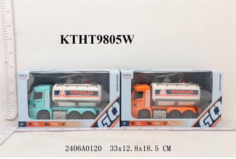 HT9805W  HỘP XE CT BỒN SẮT PIN  NHẠC ĐÈN 1C TRUCK (2 MÀU) HT9805W, HT9806W, HT9807W