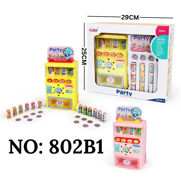 802B1 HỘP MÁY BÁN NƯỚC NGỌT TỰ ĐỘNG NHẠC ĐÈN (BẾP)