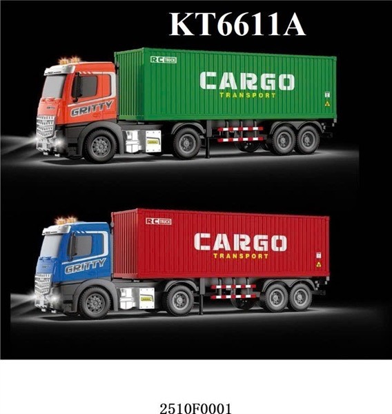 KT6611A HỘP XE CT CONTAINER ĐK 7 Đ.TÁC, ĐÈN, KHÔNG SẠC ACTION TRUCK 6611A, 6612A, 6613A, 6614A, 6619A