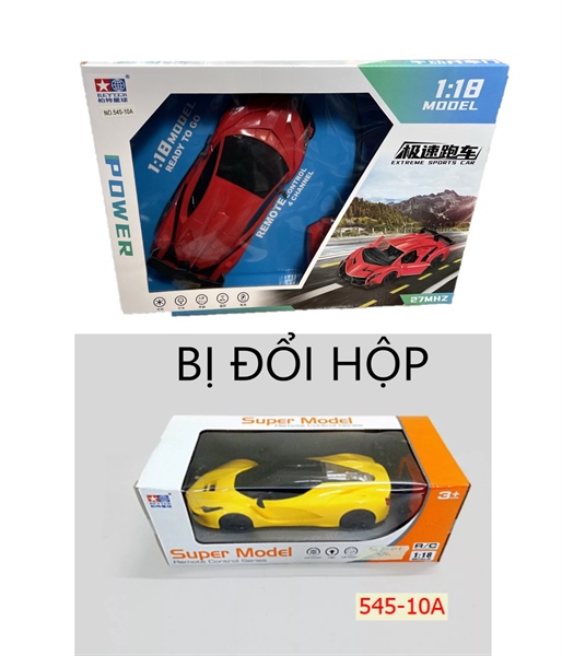545-10A HỘP XE HƠI LAMBORGHINI ĐK CÓ SẠC TL 1:18