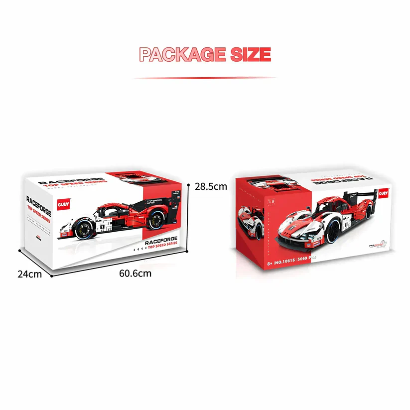 10615 HỘP LOGO RÁP XE HƠI BAOSHI JIE-963 3069 MIẾNG TL 18 24CMX60.6CMX28.5CM (PHIÊN BẢN GIỚI HẠN MẠ ĐIỆN)