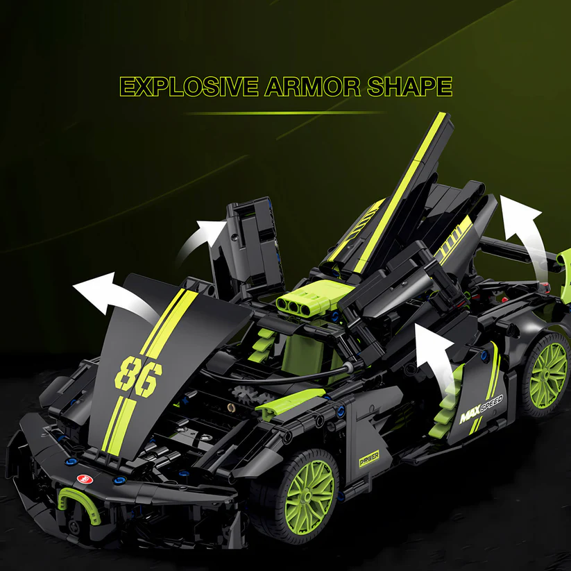 60511 HỘP LOGO RÁP XE HƠI BUGATTI 910 MIẾNG TL 114 10CMX34CMX15CM