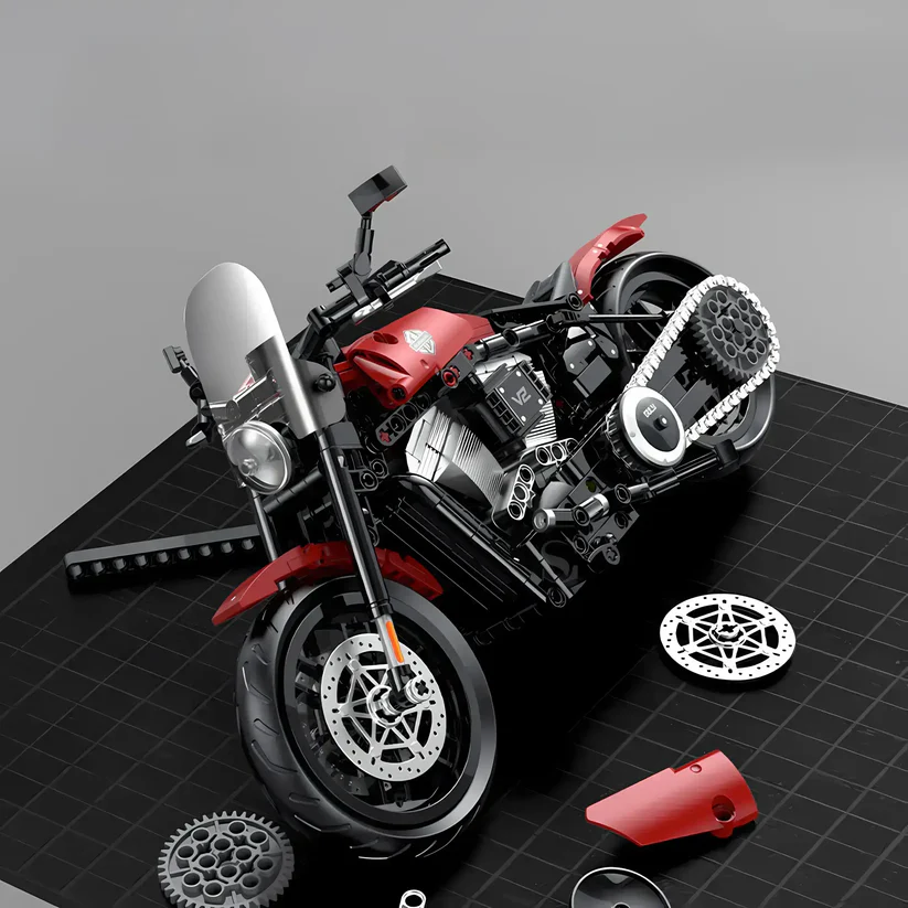 60534 HỘP LOGO RÁP XE MOTO COMMANDER HA LEI 542 MIẾNG TL 18 RACEFORGE