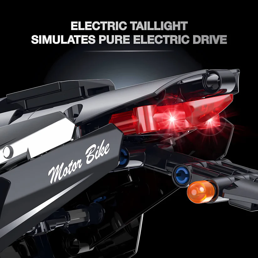 60525 HỘP LOGO RÁP XE MOTO 1973 MIẾNG TL 15 RACEFORGE CHASE THE PULSE (PHIÊN BẢN GIỚI HẠN MẠ ĐIỆN)
