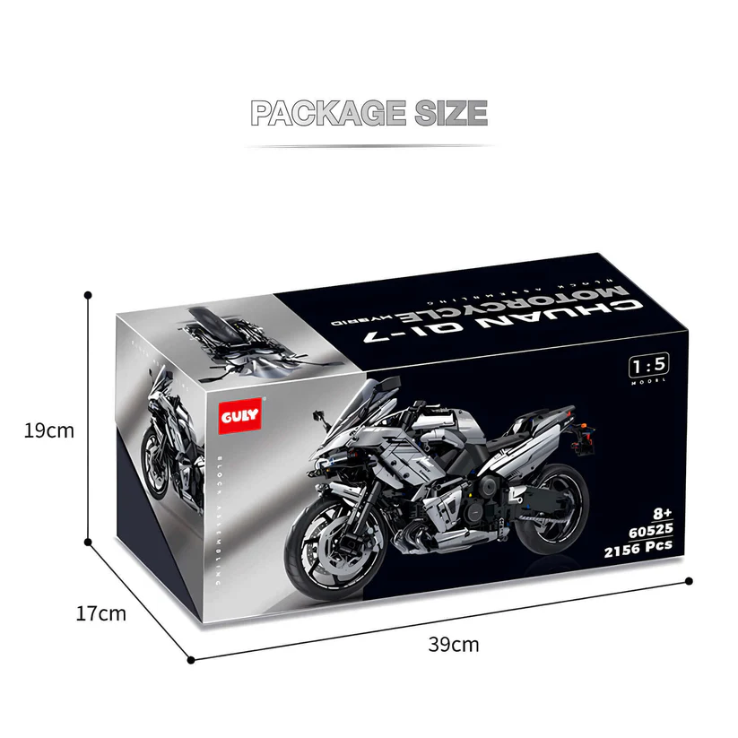 60525 HỘP LOGO RÁP XE MOTO 1973 MIẾNG TL 15 RACEFORGE CHASE THE PULSE (PHIÊN BẢN GIỚI HẠN MẠ ĐIỆN)
