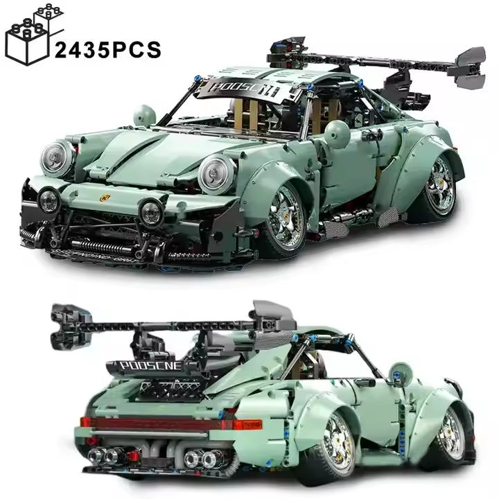 10220 HỘP LOGO RÁP XE HƠI CẢN SAU 2435 MIẾNG TL 1:10 (XANH LÁ) 964 Car Pooscne