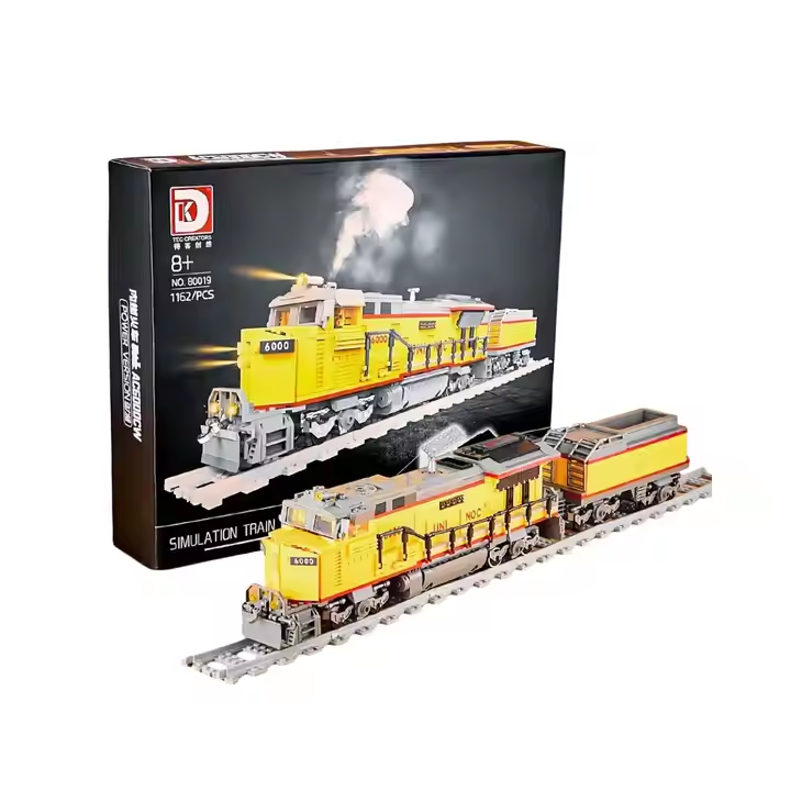 80019  HỘP LOGO RÁP ĐƯỜNG RAY XE LỬA ĐK PHUN KHÓI 1162 MIẾNG