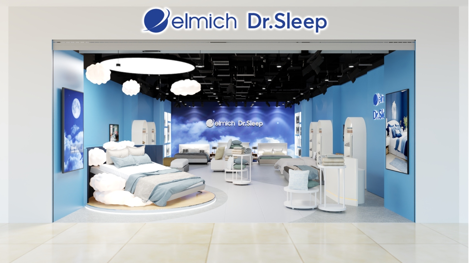 Showroom Chăn Ga Gối Đệm Elmich Dr.Sleep AEON Hà Đông