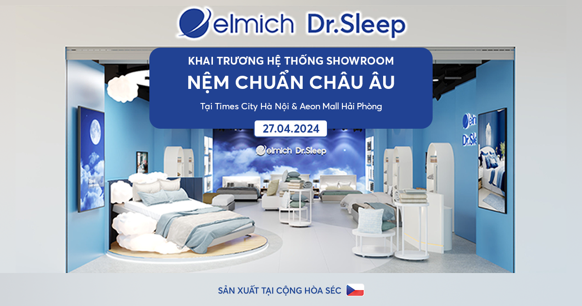 Elmich Dr.Sleep tưng bừng khai trương hệ thống Showroom đầu tiên tại Việt Nam