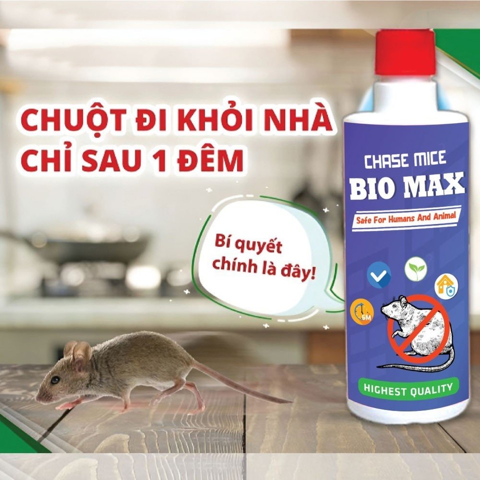 Xịt Đuổi Chuột Bio Max