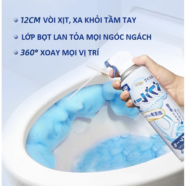 Chai Xịt Vệ Sinh Nhà Tắm, Bồn Cầu Nhật Bản