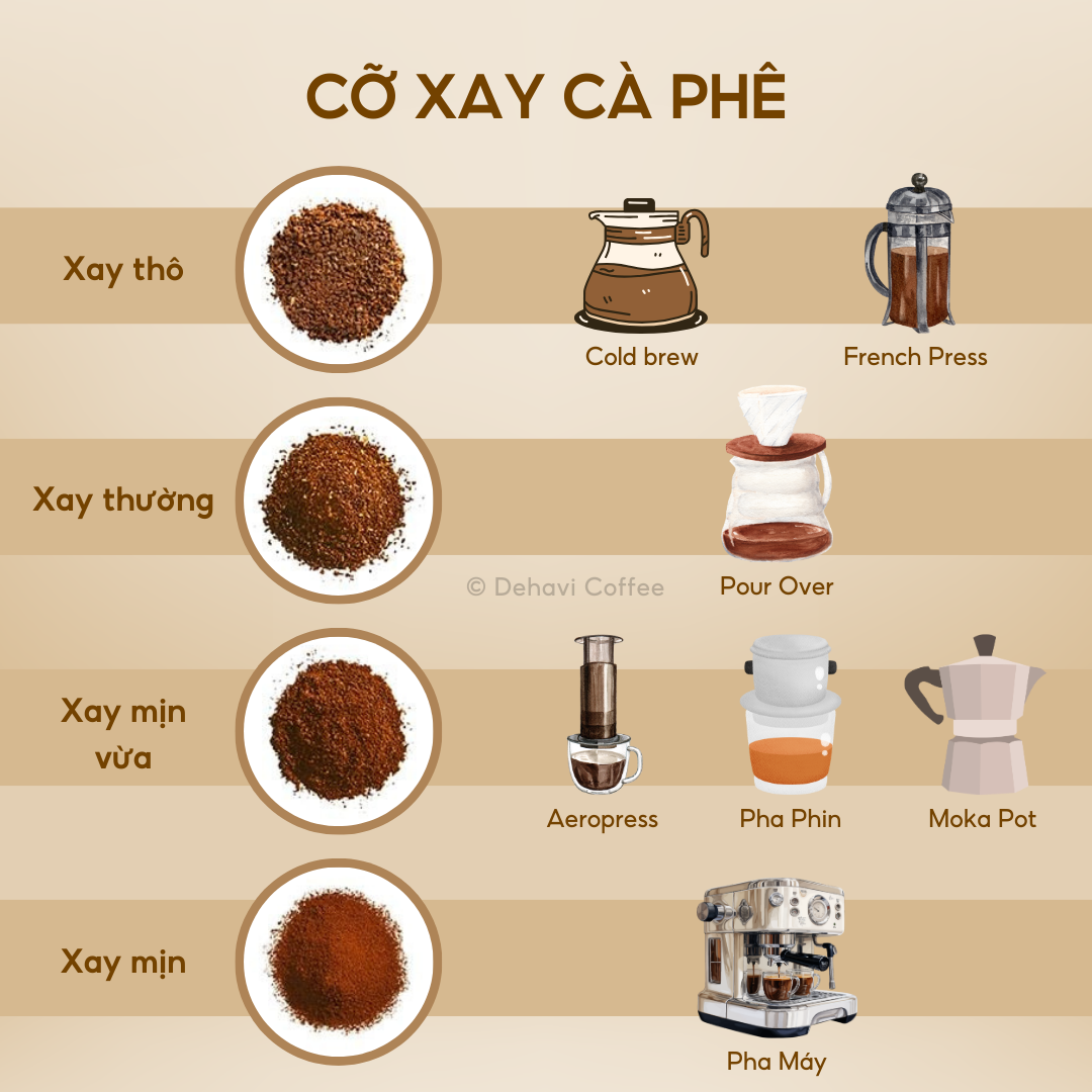 Cà phê ROBUSTA Pha Máy