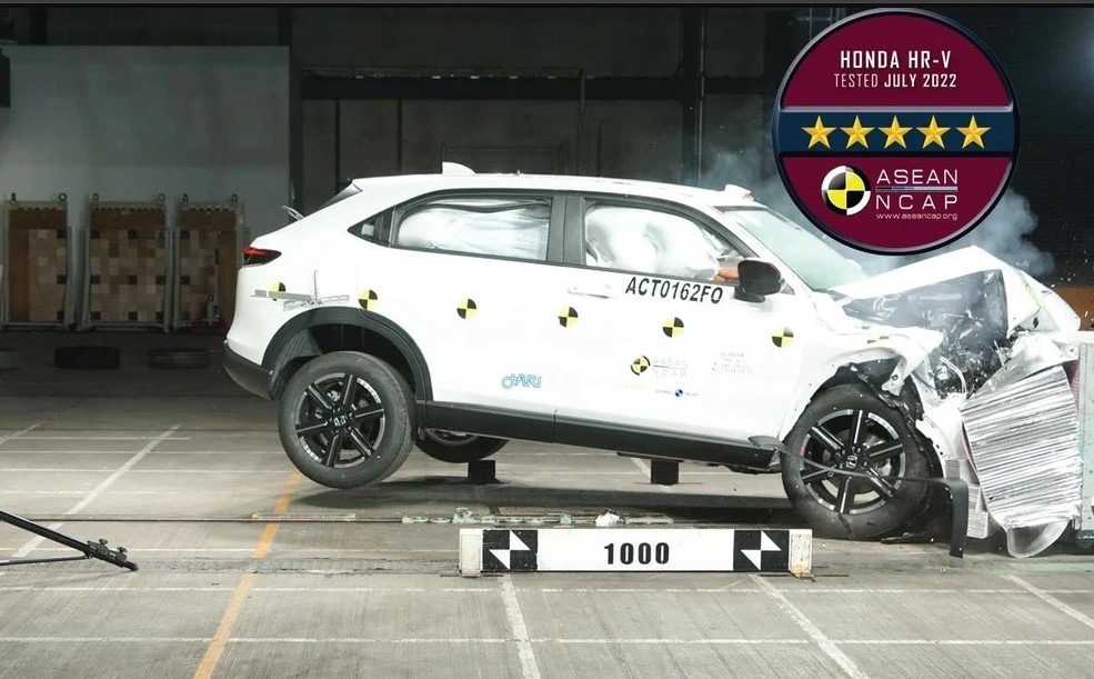 Honda HR-V 2022 đạt Chứng nhận tiêu chuẩn an toàn 5 sao ASEAN NCAP