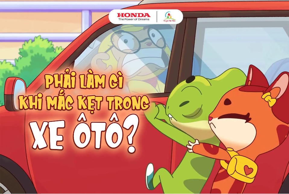 Phải làm gì khi bị mắc kẹt trong ôtô?